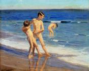 贝尼托 雷沃列多 科雷亚 : Boys At The Beach